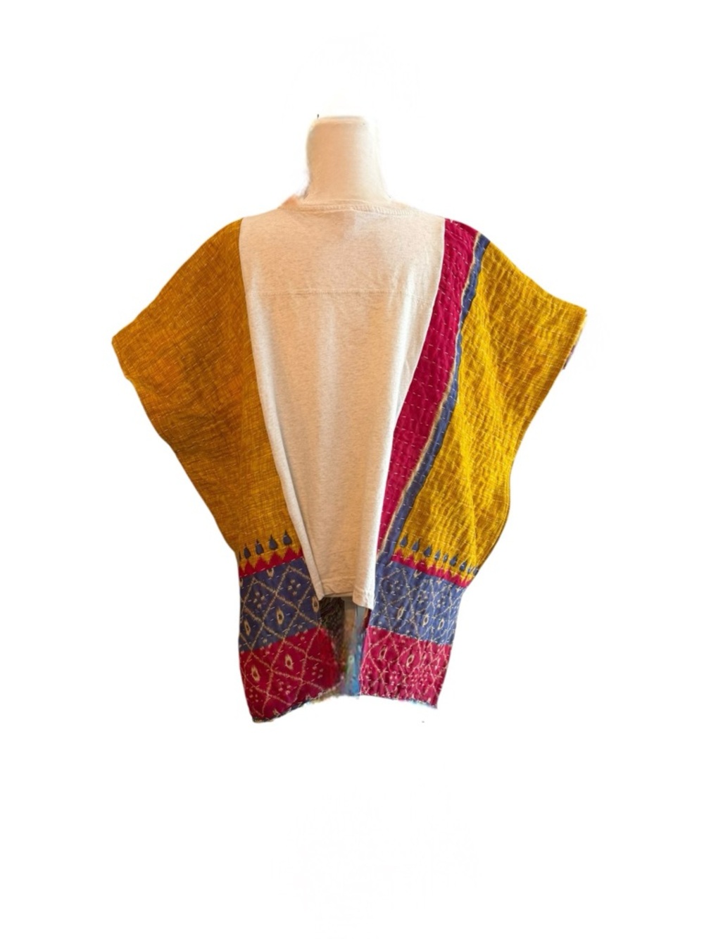Handcrafted Upcycled Lynyrd Skynyrd Kantha Tunic NWT One Size - Picture 9 of 11